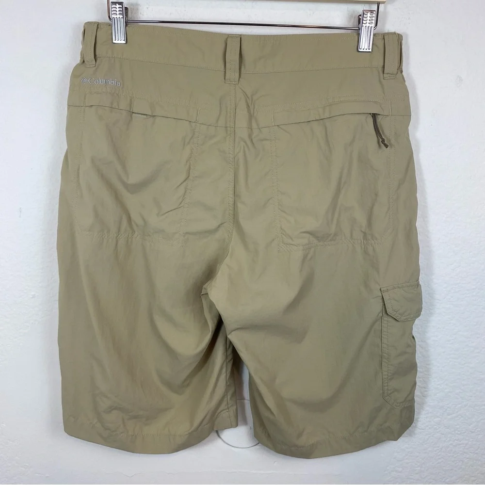 Columbia Men’s 34 Omni-shade‎ Sun Protection Shorts pockets Lightweight Khaki - Picture 5 of 9